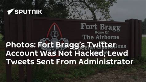 Employee sent explicit tweets from Fort Braggs account by mistake